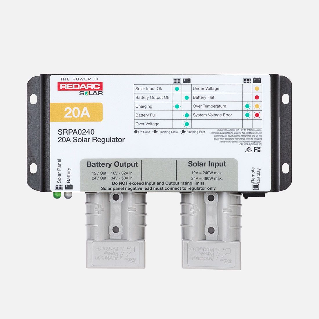 20 Amp Solar Regulator