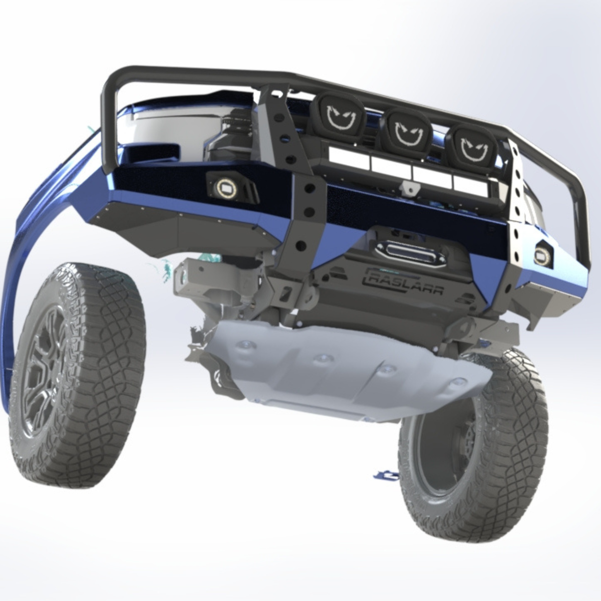 Chevrolet 1500 Silverado Dallas Bull Bar - 32" Stedi Light Bar: No