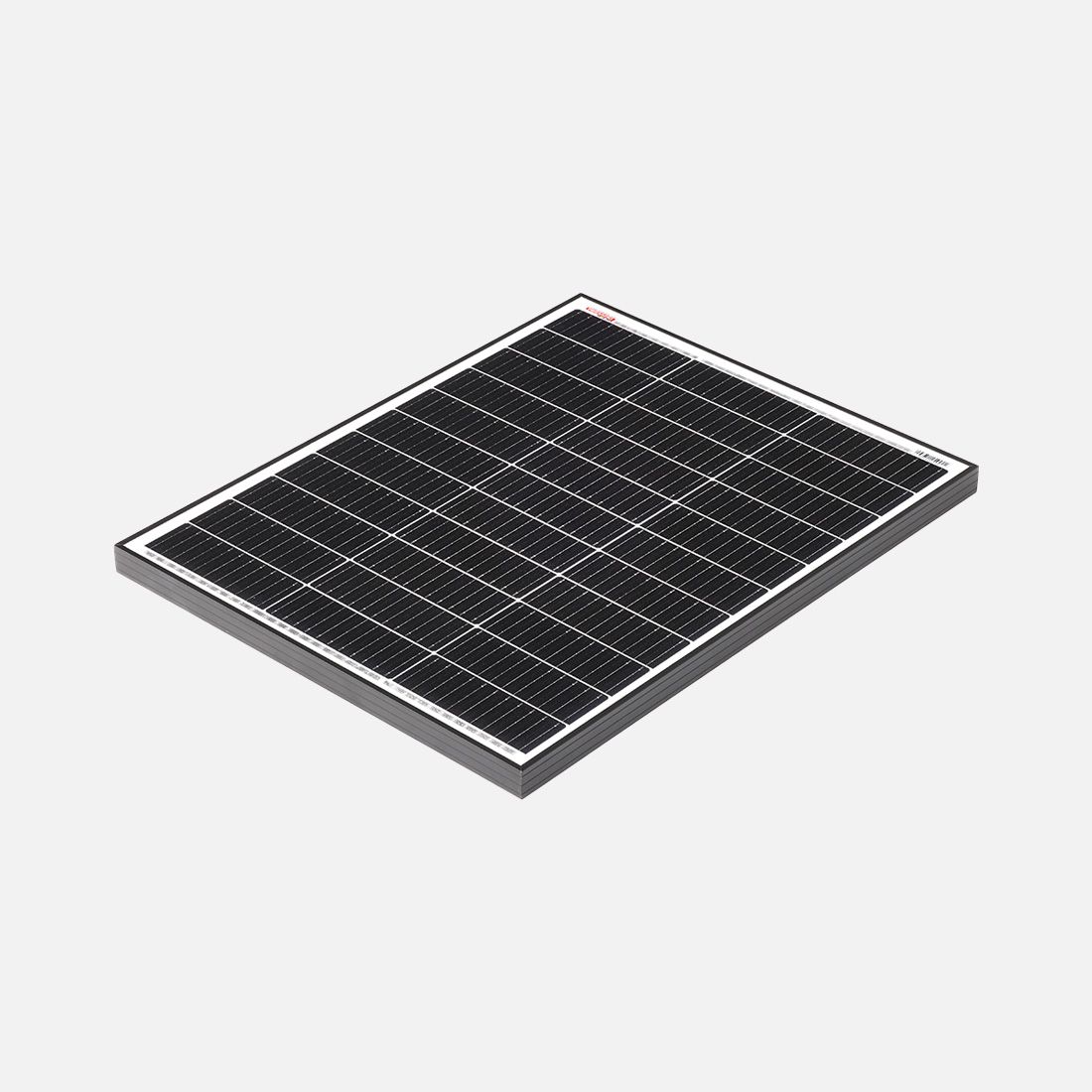 80W Monocrystalline Black Frame Solar Panel