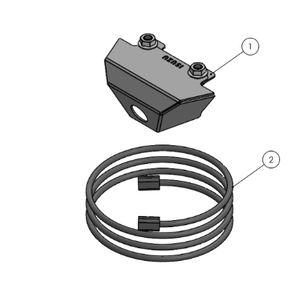 Offroad Animal - Top Tube- Isuzu Camera Relocation Kit w/ Extension Harness