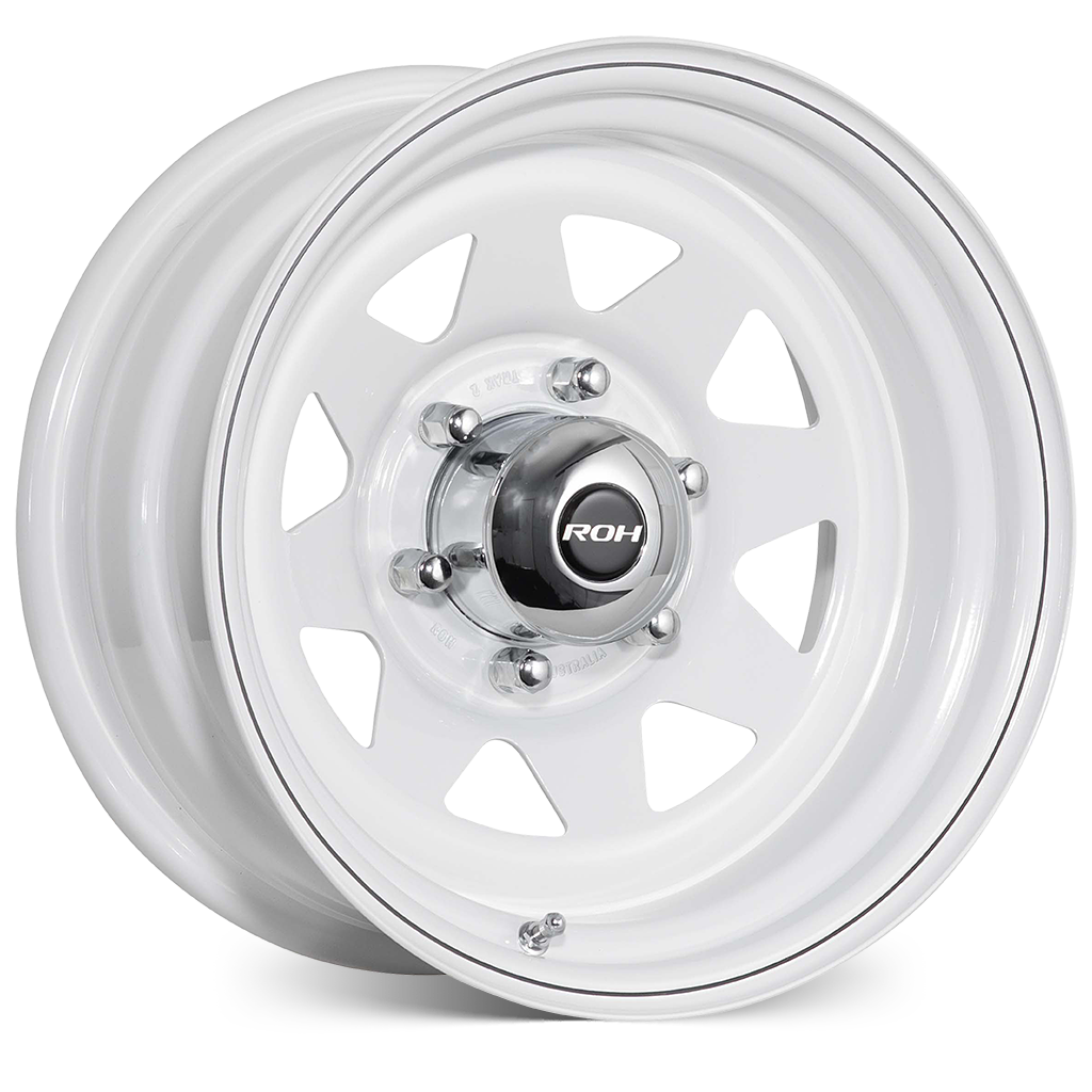 16X7 7 6/139.7 TRAK 2 GLOSS WHITE
