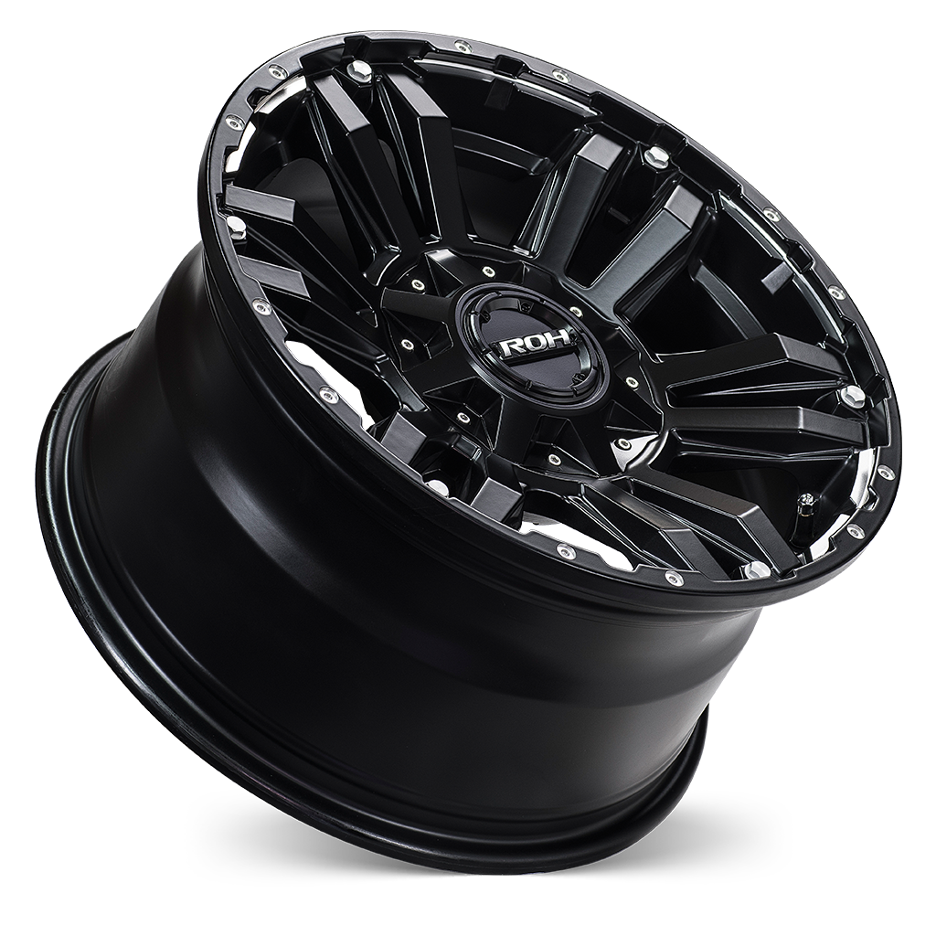 16X8 30 6/114.3 VAPOUR MATTE BLACK MACHINED ACCENTS