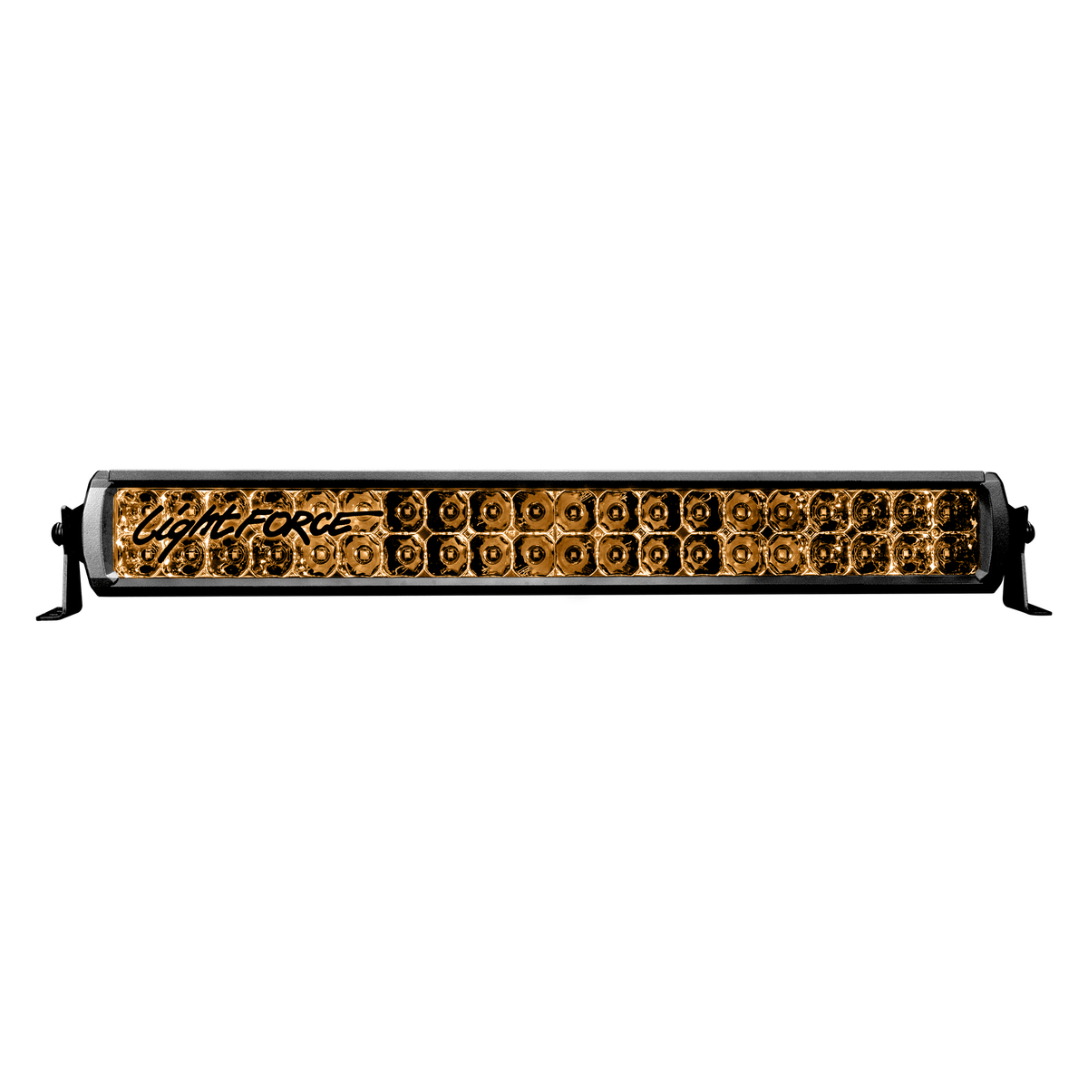 20 (508mm) Dual Row Viper Light Bar - Amber Lens 40 x 3W - Off Road Use Only