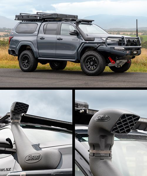 Safari V-Spec Snorkel to suit Toyota Hilux 226 Series MY26 2.8L Diesel